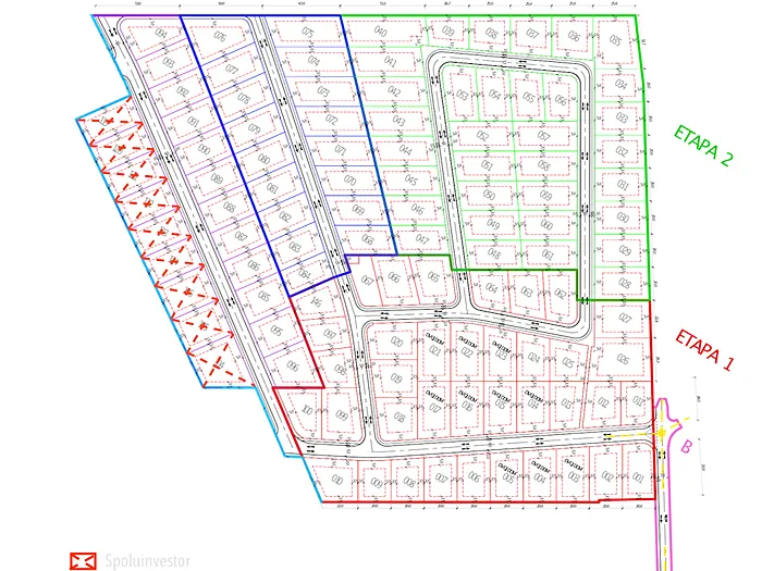 Development plan, four phases