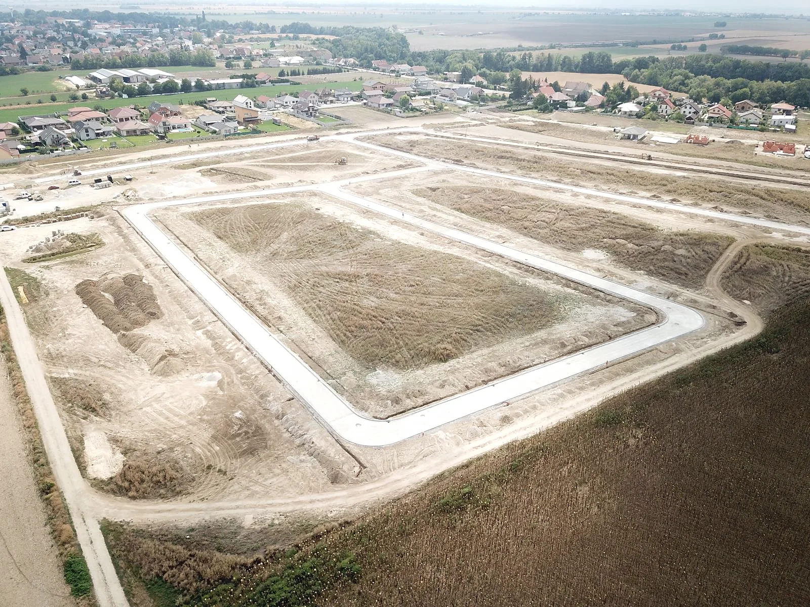 Infrastructure under construction, July 2018