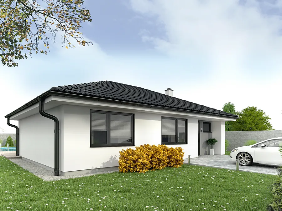 Visualisation of the standard bungalow design