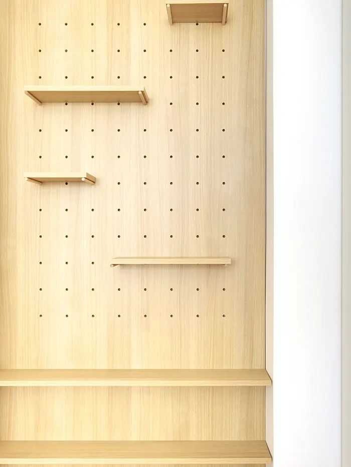 Children's room, perforated wall