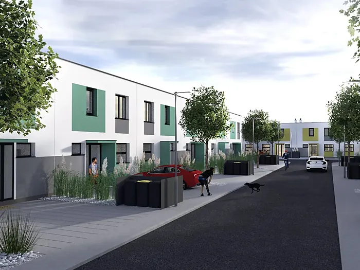 Original visualisation of the street